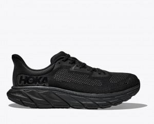 Men's HOKA Arahi 7 Running Shoes Black | 738-XVEMAR