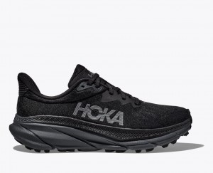 Men's HOKA Challenger 7 Trail Running Shoes Black | 403-LDGRCF