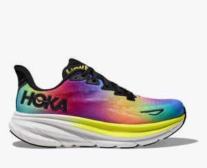 Men's HOKA Clifton 9 Running Shoes Multicolor | 683-ZLQHKO