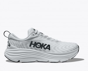 Men's HOKA Gaviota 5 Running Shoes Light Grey | 132-HQPUCR