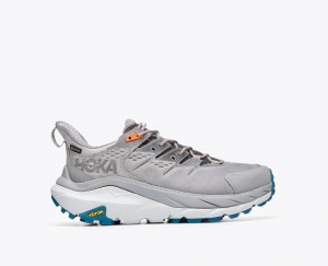 Men's HOKA Kaha 2 Low GTX Hiking Shoes Grey | 467-KZTHOG