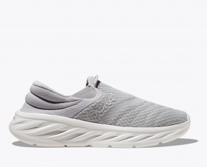 Men's HOKA Ora Recovery 2 Slip On Shoes Grey | 517-VWTFUK