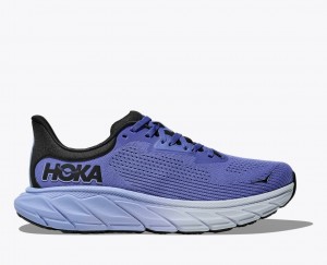 Women's HOKA Arahi 7 Running Shoes Dark Blue | 945-OGQSHV