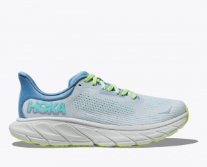 Women's HOKA Arahi 7 Running Shoes Light Blue | 620-PCNZQI