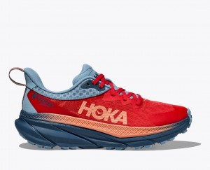 Women's HOKA Challenger 7 GTX Trail Running Shoes Dark Orange | 917-UNKOPL