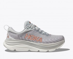 Women's HOKA Gaviota 5 Running Shoes Grey | 316-DKGXNA