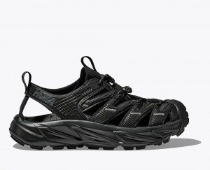 Women's HOKA Hopara Sandals Black | 087-KFLUMR