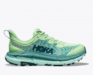 Women's HOKA Mafate Speed 4 Trail Running Shoes Green | 046-JIOPDE