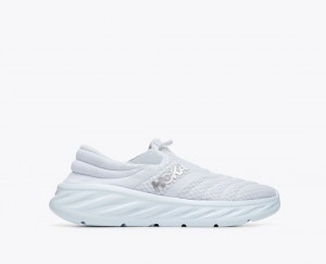 Women's HOKA Ora Recovery 2 Slip On Shoes White | 584-FUVQWL