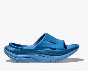 Women's HOKA Ora Recovery 3 Slide Dark Blue | 495-ZECLFG