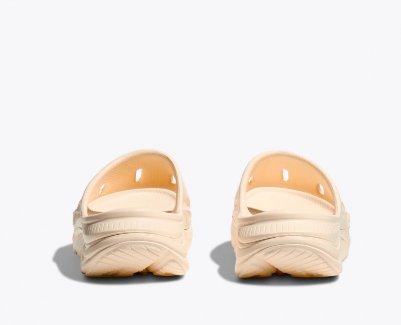 Kids' HOKA Ora Recovery 3 Slides Beige | 390-JYDVOE