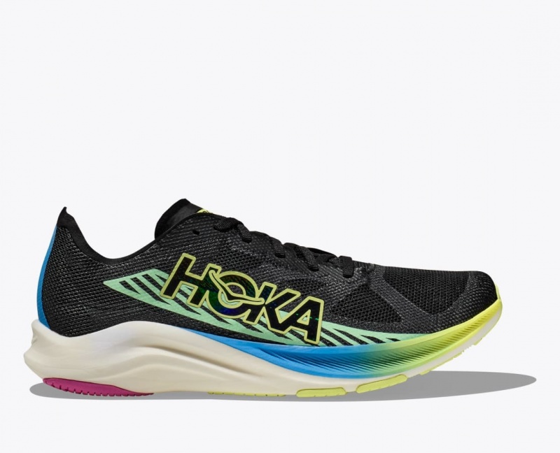 Men\'s HOKA Cielo Road Running Shoes Black / Multicolor | 456-GINVSH