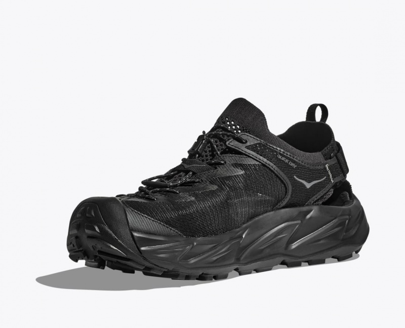 Men's HOKA Hopara 2 Sandals Black | 149-YLIPZQ