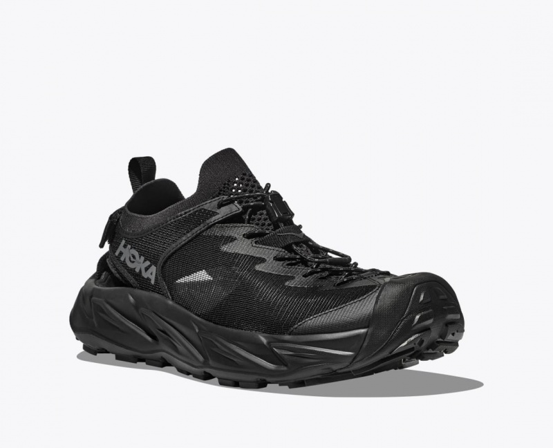 Men's HOKA Hopara 2 Sandals Black | 149-YLIPZQ