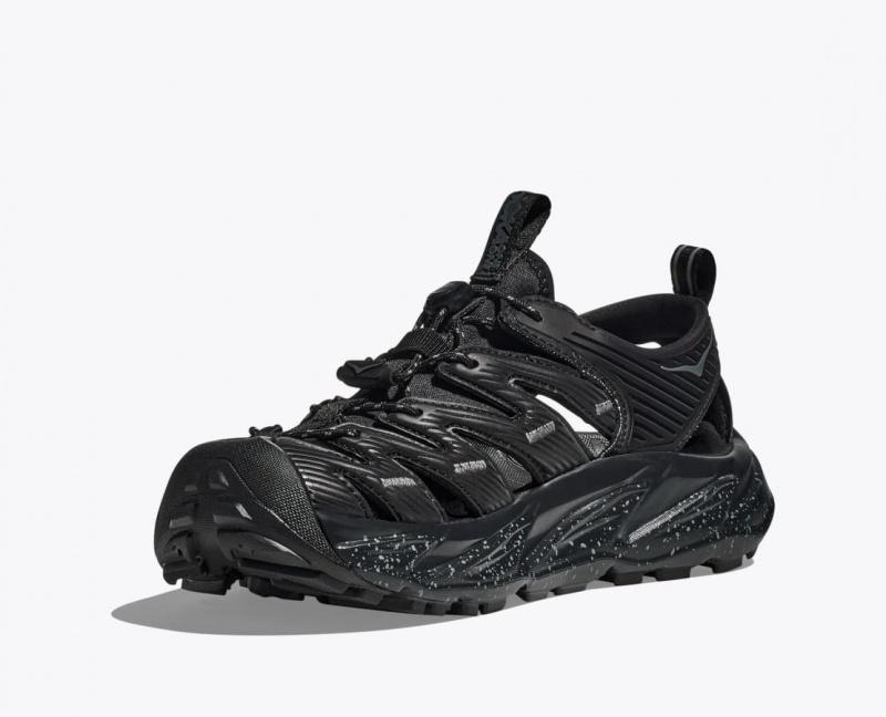 Men's HOKA Hopara Sandals Black | 820-NWBIQK