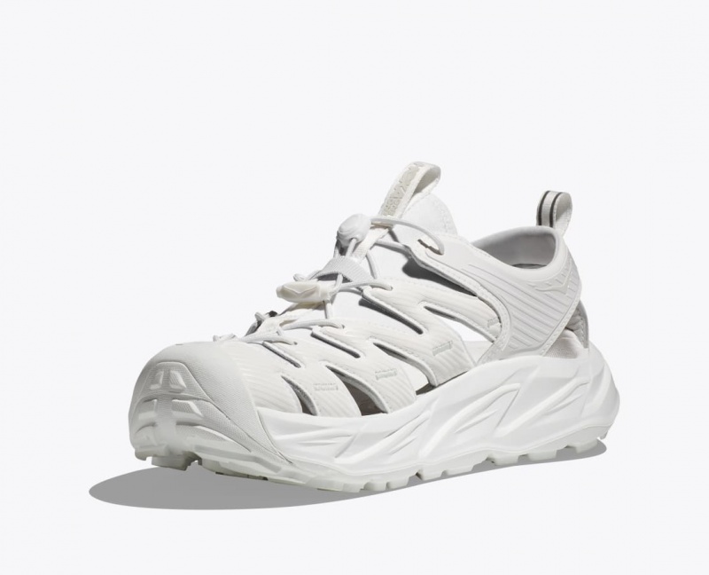 Men's HOKA Hopara Sandals White | 215-PUQMAT