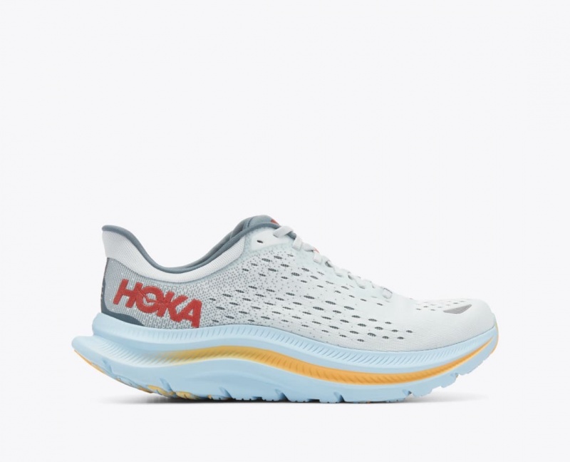 Men's HOKA Kawana Sneakers Grey / Light Blue | 941-TGUVES