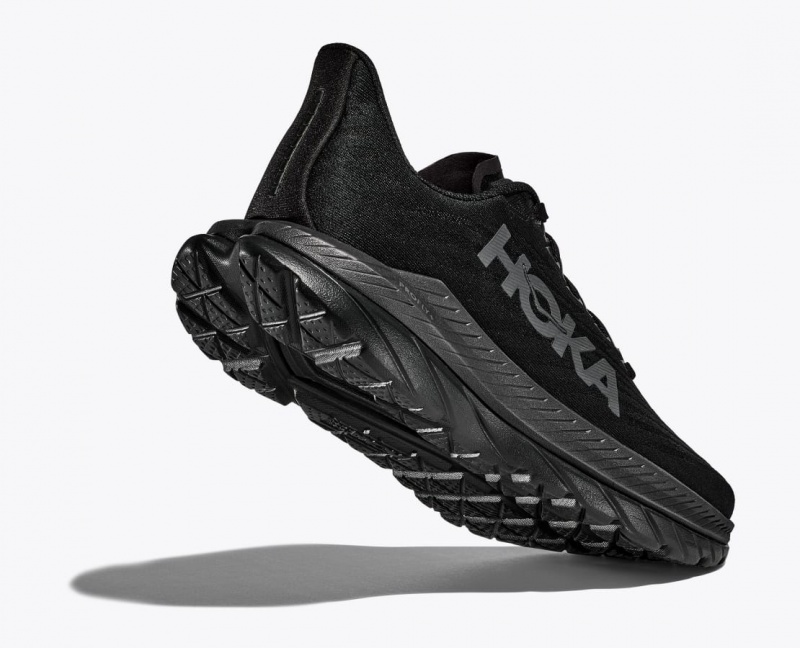 Men's HOKA Mach 5 Running Shoes Black | 641-IUKQFD