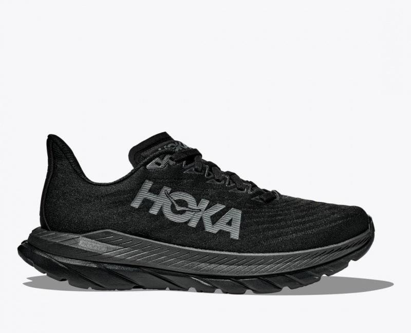 Men\'s HOKA Mach 5 Running Shoes Black | 641-IUKQFD