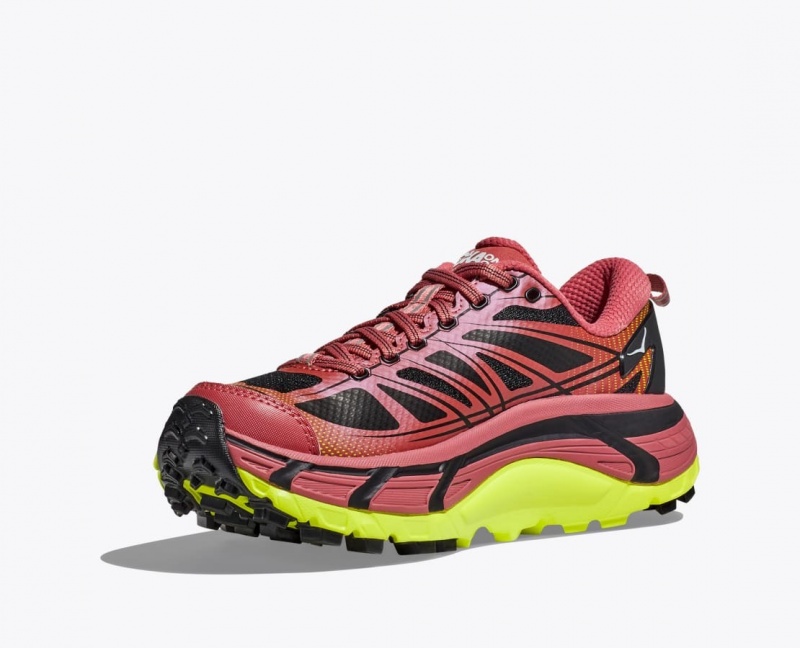 Men's HOKA Mafate Speed 2 Sneakers Red / Black | 198-QSNFVD