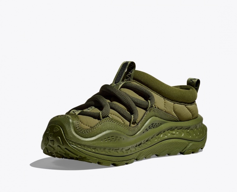 Men's HOKA Ora Primo Slip On Shoes Olive | 705-JENCDK