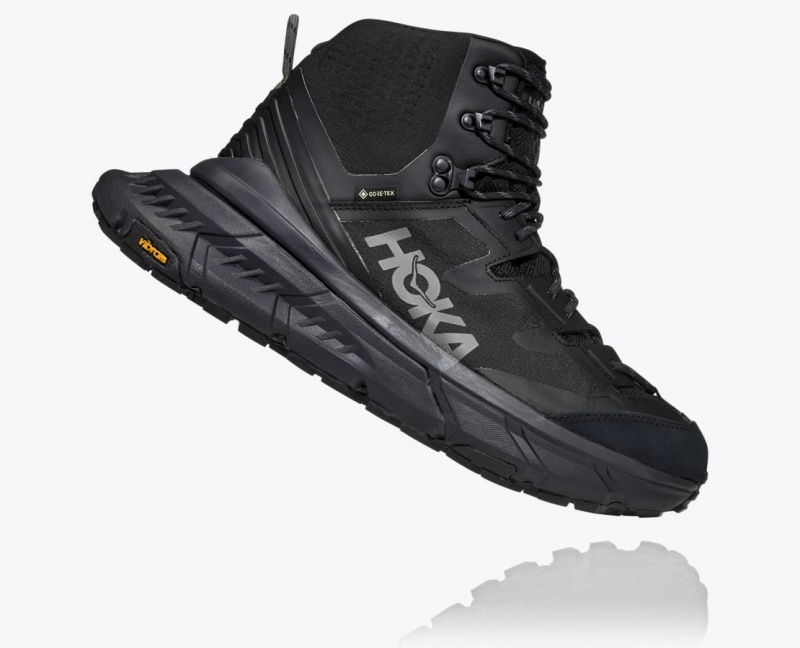 Men's HOKA TenNine Hike GTX Hiking Boots Black | 167-JICXDU