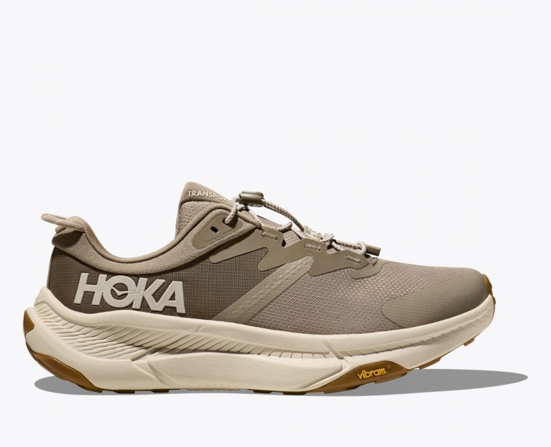 Men\'s HOKA Transport Walking Shoes Khaki | 683-ENRVXK