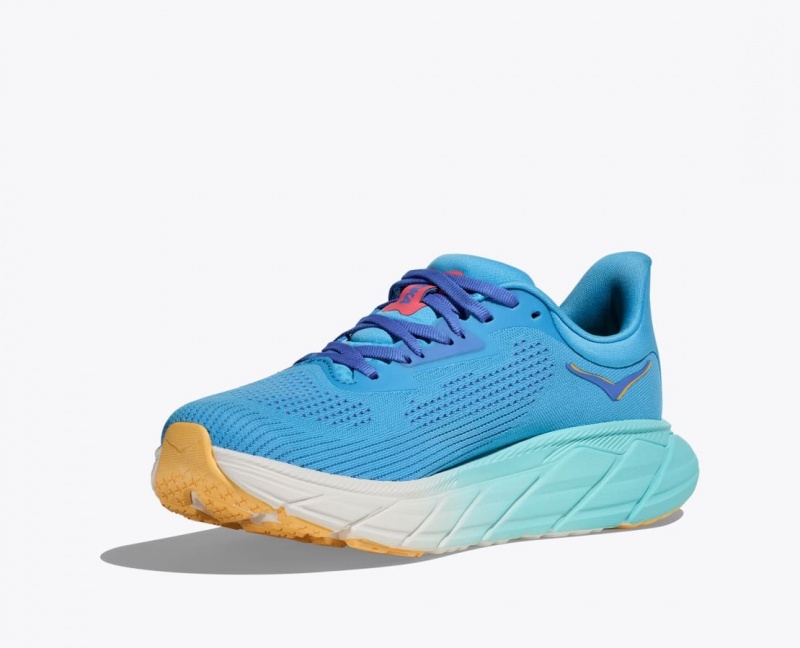 Women's HOKA Arahi 7 Running Shoes Blue | 972-YWTMHO