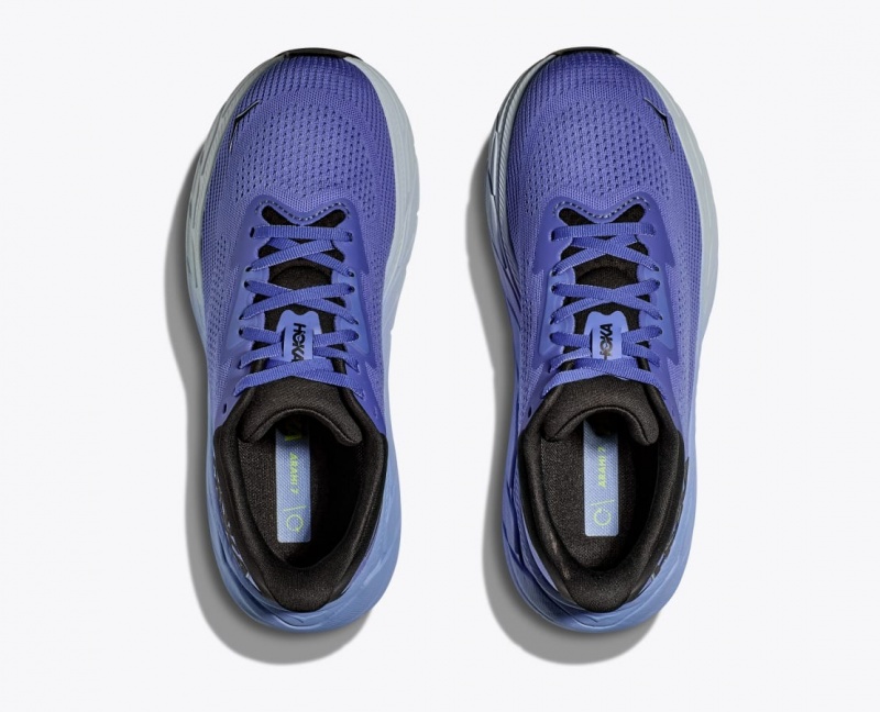 Women's HOKA Arahi 7 Running Shoes Dark Blue | 945-OGQSHV