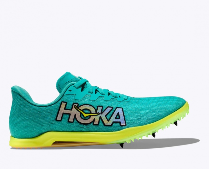 Women\'s HOKA Cielo X 2 MD Track Spikes Turquoise | 295-IMGOZR