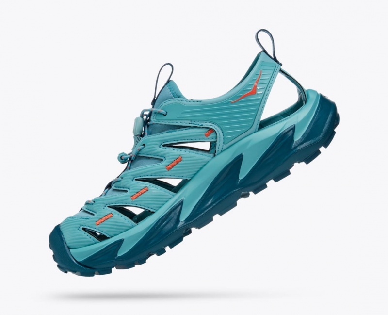 Women's HOKA Hopara Sandals Blue | 945-JVBFDL