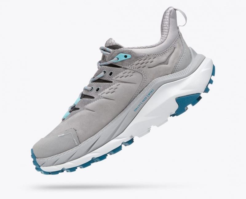 Women's HOKA Kaha 2 Low GTX Hiking Shoes Grey | 268-NHCXOG