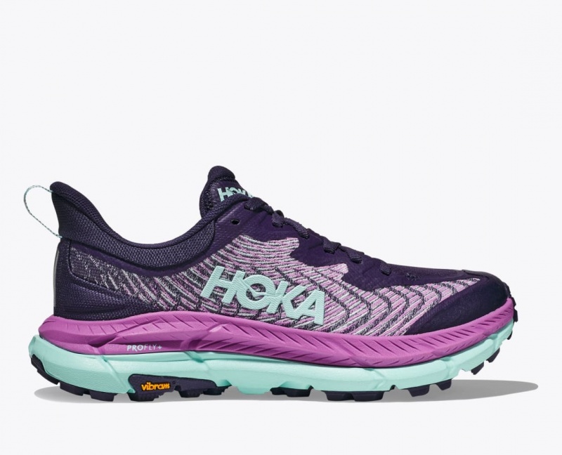 Women\'s HOKA Mafate Speed 4 Trail Running Shoes Purple / Pink | 357-OHDKPB