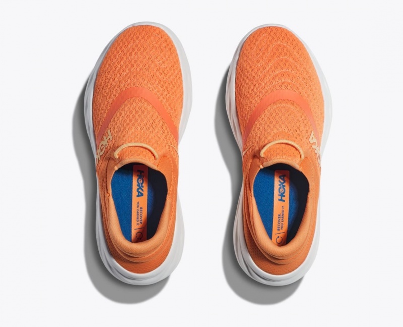 Women's HOKA Ora Recovery 2 Slip On Shoes Orange | 561-UNHWYV