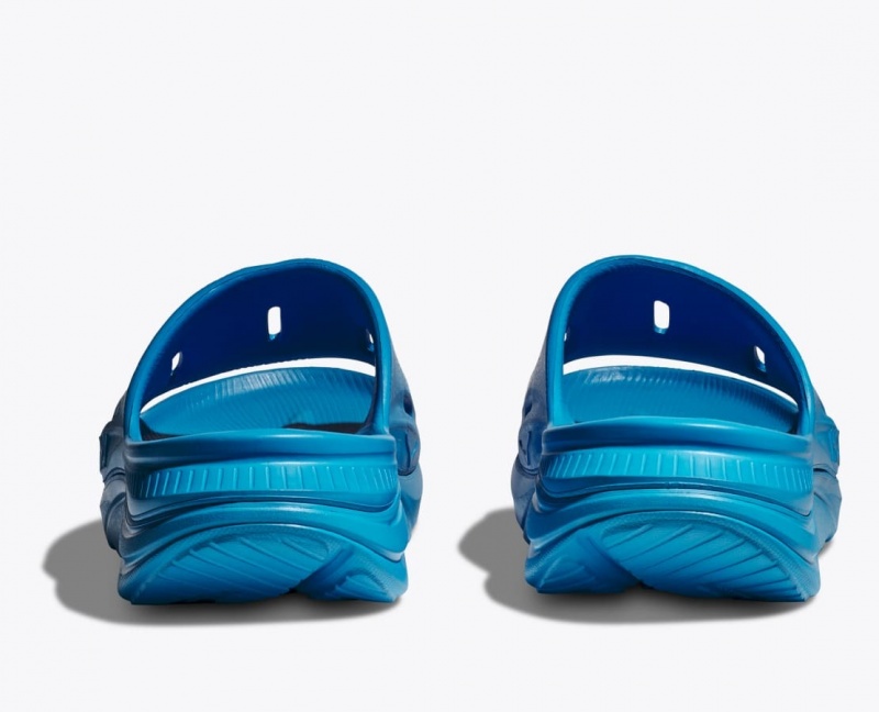 Women's HOKA Ora Recovery 3 Slide Blue | 278-QVCGTY