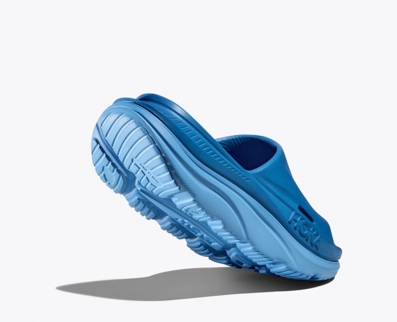 Women's HOKA Ora Recovery 3 Slide Dark Blue | 495-ZECLFG