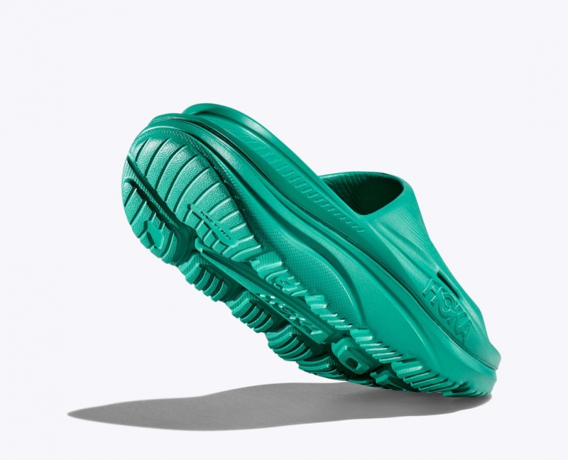 Women's HOKA Ora Recovery 3 Slide Dark Turquoise | 547-DQFYUG