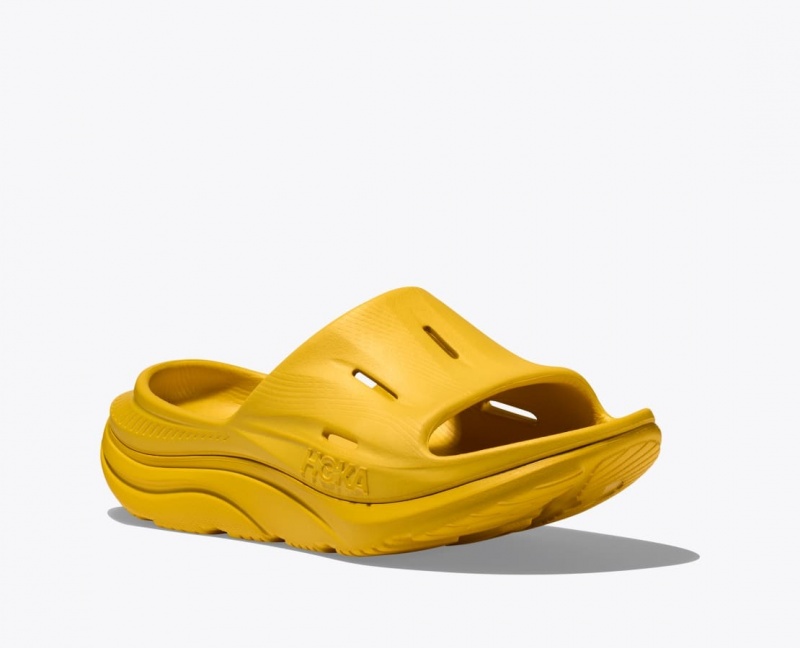 Women's HOKA Ora Recovery 3 Slide Light Orange | 362-XQFPVE