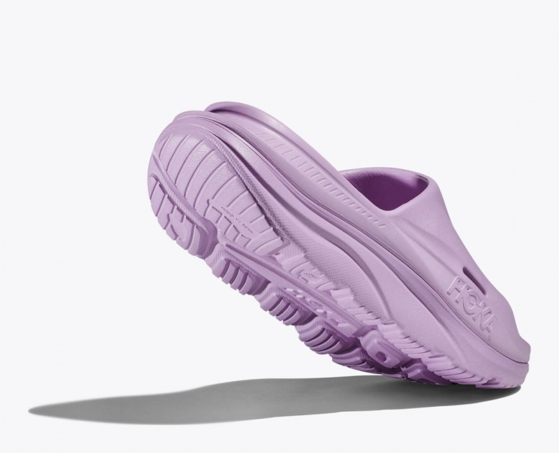 Women's HOKA Ora Recovery 3 Slide Light Purple | 513-AFBOYU