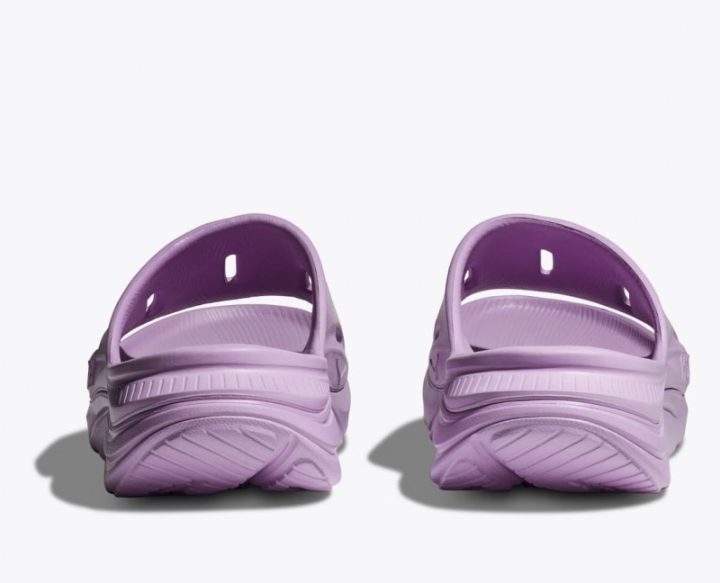 Women's HOKA Ora Recovery 3 Slide Light Purple | 513-AFBOYU