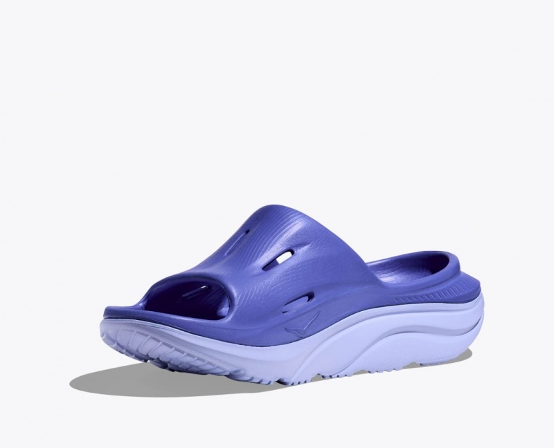 Women's HOKA Ora Recovery 3 Slide Navy | 917-CJWEIU