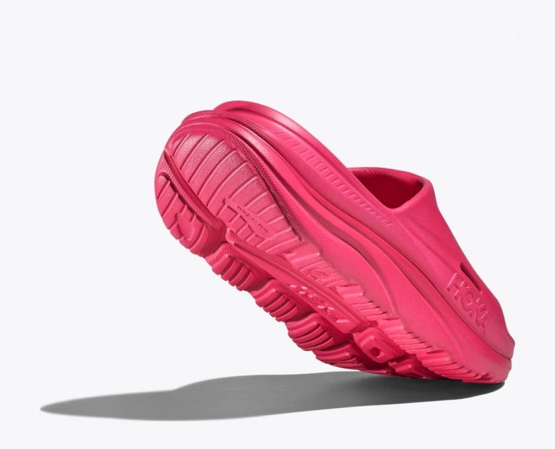 Women's HOKA Ora Recovery 3 Slide Red | 983-GHPKRM