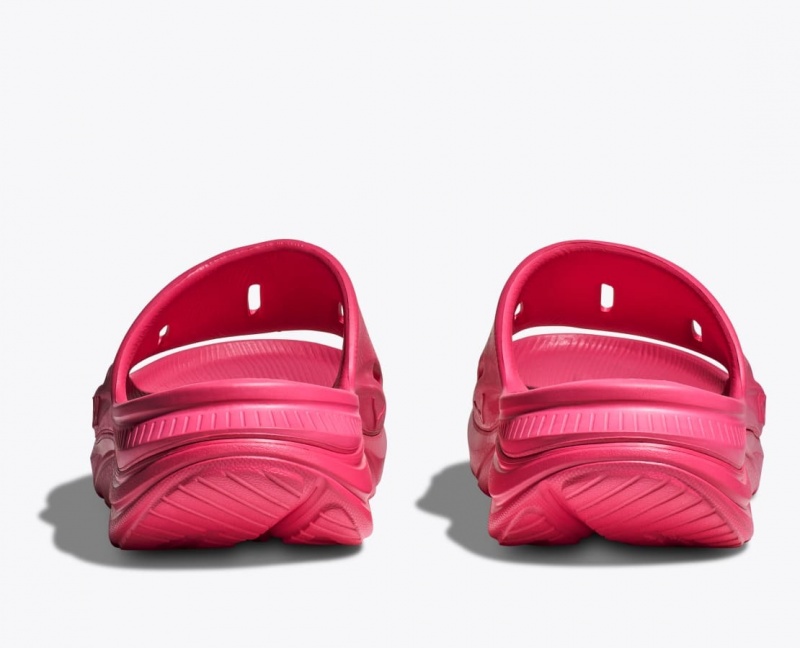 Women's HOKA Ora Recovery 3 Slide Red | 983-GHPKRM